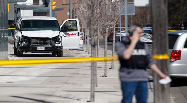 Toronto Van Attack: 10 Dead, 15 Injured, Suspect Identified Toronto Van Attack: 10 Dead, 15 Injured, Suspect Identified